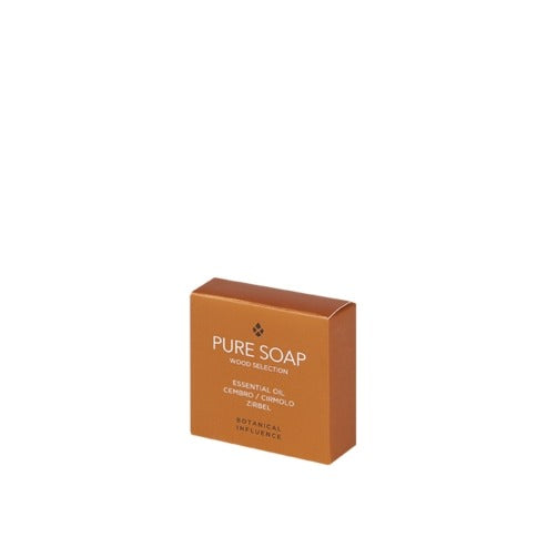 Botanical Influence, sapone in astuccio, fragranza all'olio essenziale di cirmolo, 25 g, confezione da 330 pz