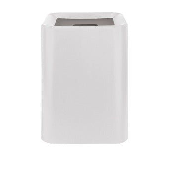 Cestino gettacarte in polipropilene e ABS bianco, con cestino interno nascosto, 8 L, 21 x 21 x h 28 cm