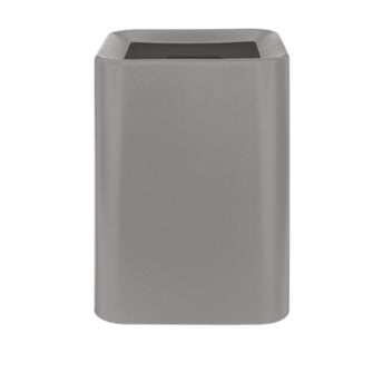 Cestino gettacarte in polipropilene e ABS grigio, con cestino interno nascosto, 8 L, 21 x 21 x h 28 cm