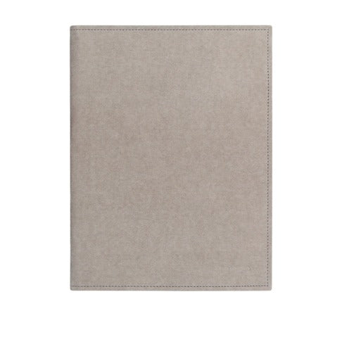 Papery, Room Directory in fibra di cellulosa riciclata grigia, 23 x h 32 cm