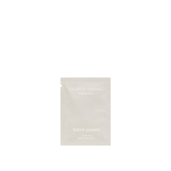 Celeste Zagara, crema mani, fragranza Legno d'Ebano e Spezie, 3 ml, confezione da 500 pz