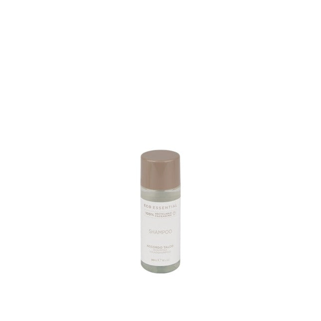 Eco Essential shampoo, fragranza Talc Sense, 30 ml, 450 pz