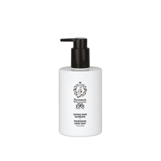 Farmacia SS. Annunziata 1561, Blanc dispenser, hand soap, Cotton Flower, 300 ml, pack of 12 pcs