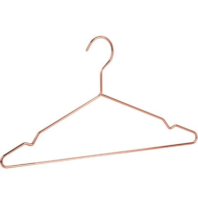 Gruccia in acciaio ramato con asta, 42 cm, Ø 0,3 cm, 50 pz