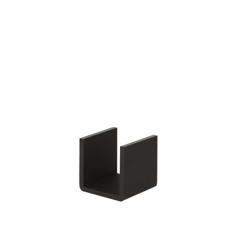 John Richmond, matt black plexiglass sachet holder