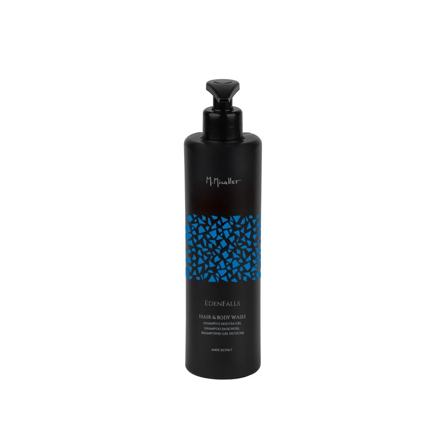 M.Micallef - Eden Falls, Artem® Dispenser, Duschgel und Shampoo, 380 ml, 18 Stk. Packung