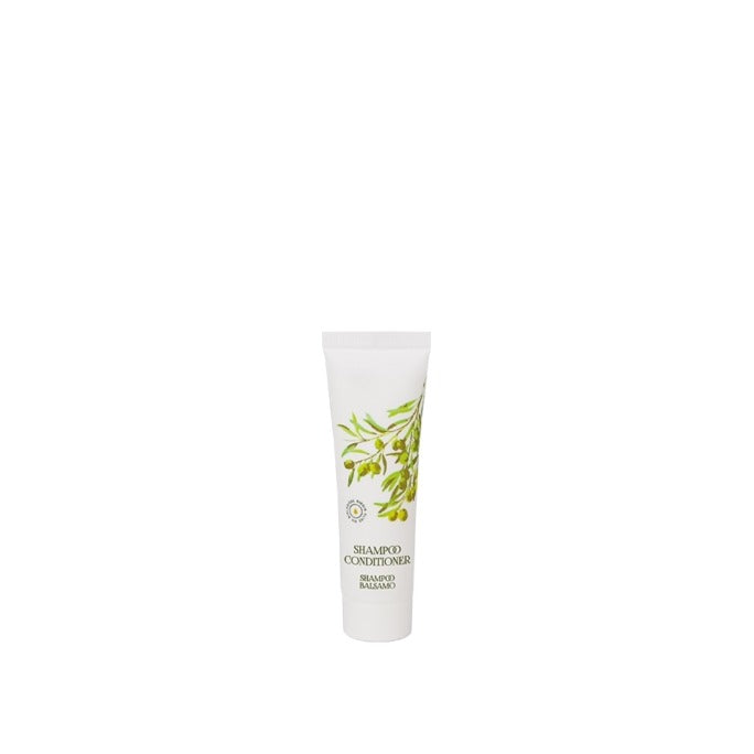 Gocce d'Oliva, shampoo e balsamo, fragranza Olio d'Oliva vergine biologico, 30 ml, confezione da 350 pz