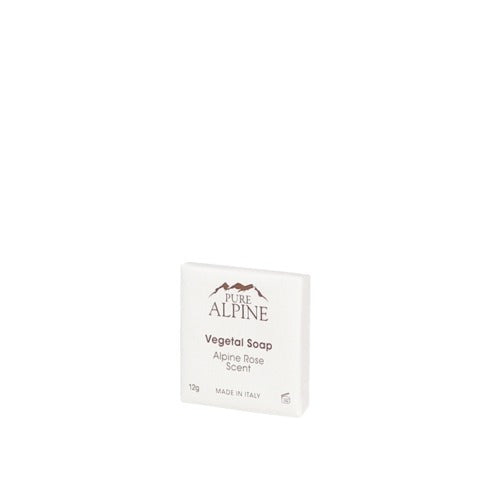 Pure Alpine, sapone incartato, fragranza Rosa Alpina, 12 g, confezione da 500 pz