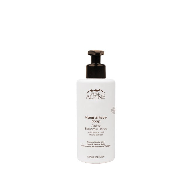 Pure Alpine Deluxe, Artem S dispenser, hand and face soap, balsamic herb fragrance, 235 ml, 18 pcs