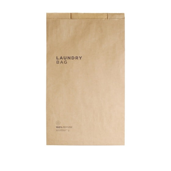 Sacchetto biancheria in carta Kraft, 50 g, 32 + 16,5 x 62 cm, confezione da 290 pz.