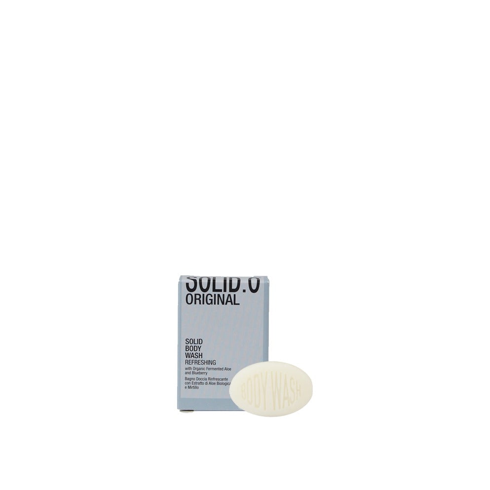 Solid.O Body Wash solido in astuccio, con Burro di Karitè ed Estratto di Calendula Biologica, 10g