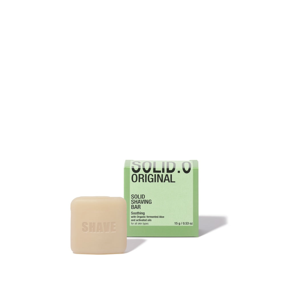 Solid.O Apaisante – Crème à Raser Solide 15g