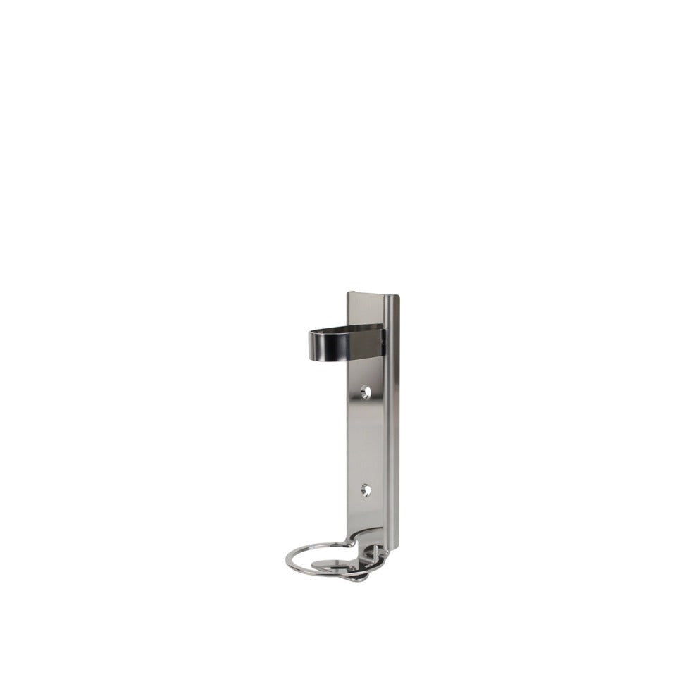 Ring, single stainless steel wall bracket, polished finish, for 200 ml Maxi Stick dispenser, with screw kit