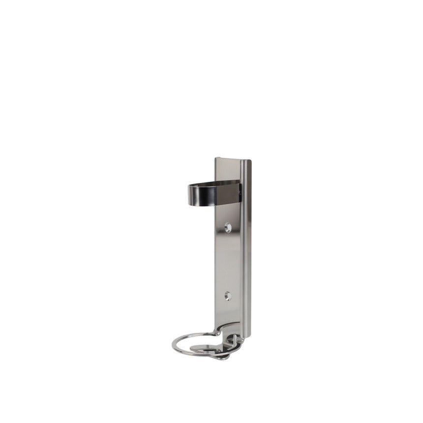 Ring, single stainless steel wall bracket, glossy finish, for 300 ml Maxi Stick dispenser, with screw kit