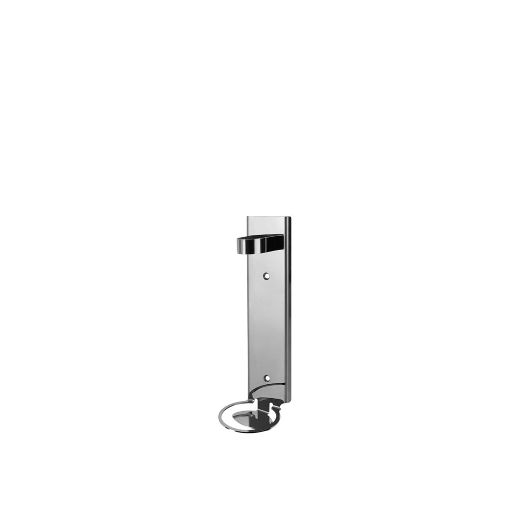 Ring, single stainless steel wall bracket, polished finish, for 300 ml Lofty dispenser, with screw kit.