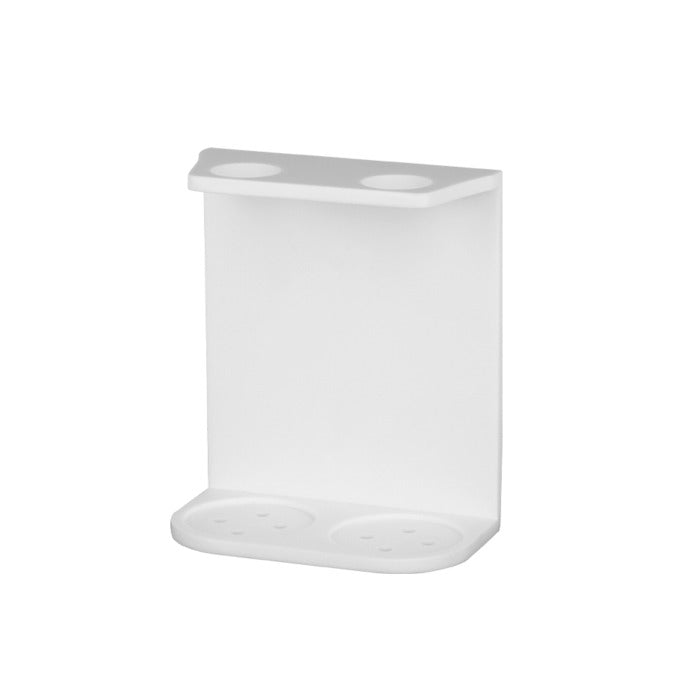 Pure, supporto doppio in Corian, colore bianco, compatibile con dispenser Maxi Stick da 500 ml
