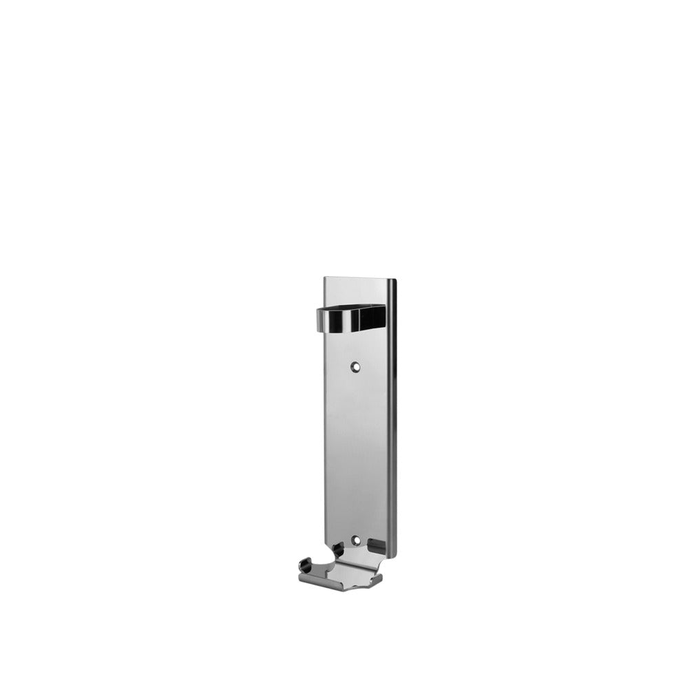 Ring, single stainless steel wall bracket, glossy finish, for Square 500 ml dispenser, includes screw kit