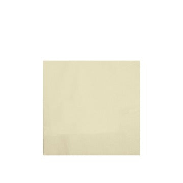 Tovagliolo in cellulosa, vaniglia pastello, 25x25 cm, piegato a 4, 4200 pz