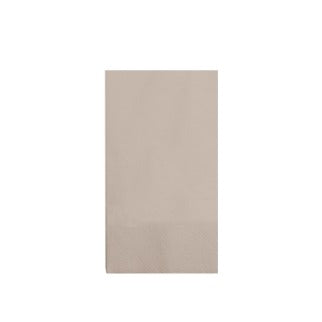 Tovagliolo in cellulosa, colore tortora, 33x33 cm, piegato a 1/8, confezione da 2700 pz