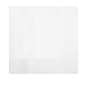 Tovagliolo in cellulosa, bianco, 33x33 cm, 2 veli, piegato a 4, 2700 pz