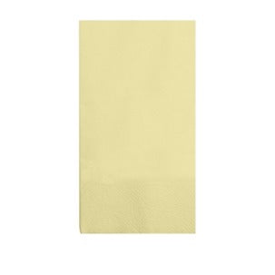 Tovagliolo in cellulosa, giallo pastello, 40 x 40 cm, piegato a 1/8, 2400 pz