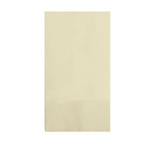 Tovagliolo in cellulosa, vaniglia pastello, 40x40 cm, piegato a 1/8, conf. 2400 pz