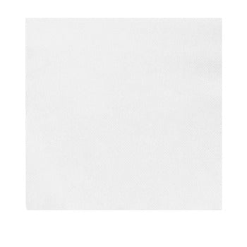 Tovagliolo in Spunlace biodegradabile e compostabile, bianco, 40x40 cm, piegato in 4, 600 pz