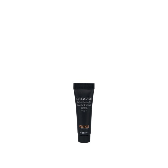 Vestige, DailyCare, scrub viso con mandorle, nocciole e burro di karitè, 8 ml, confezione da 250 pz