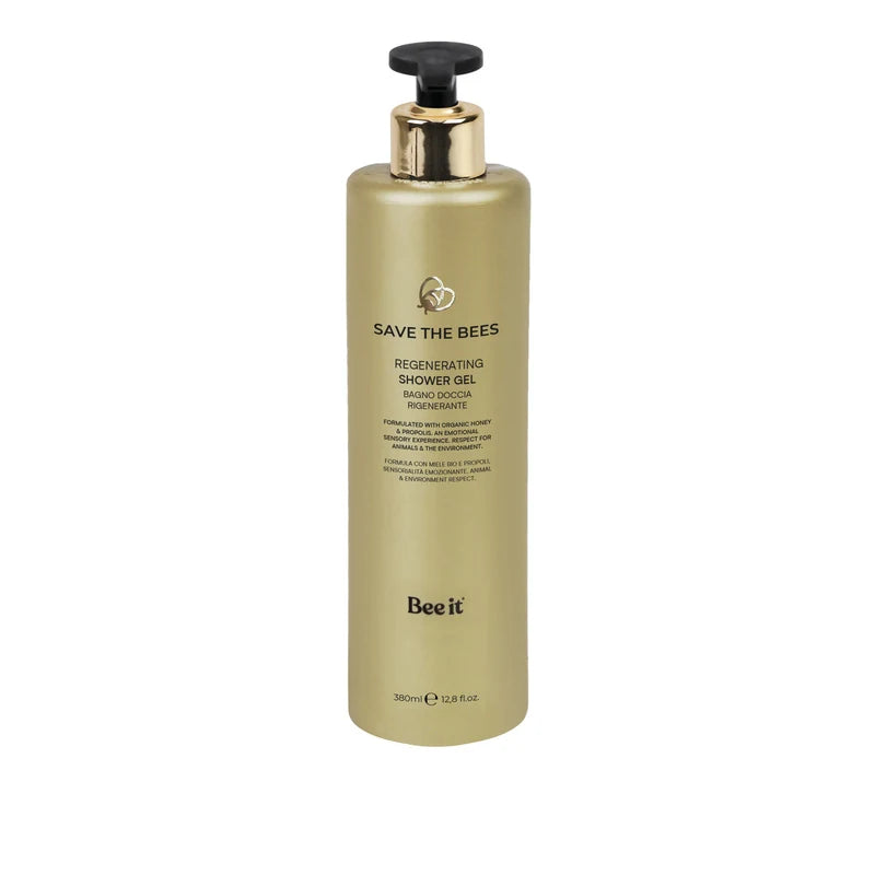 Bee it Luxury Duschgel im goldfarbenen Flakon