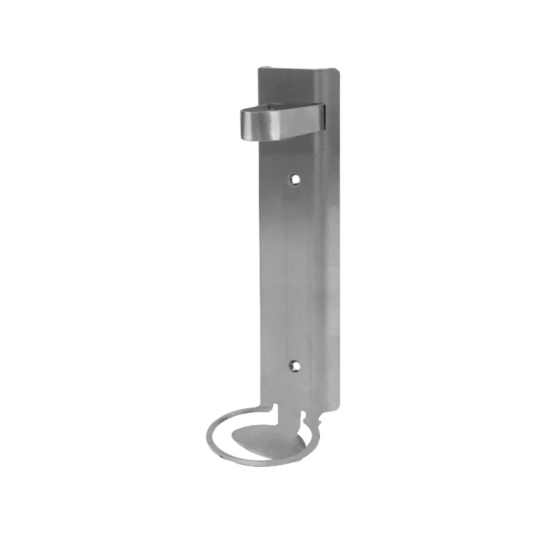    Ring single wall bracket in satin-finished stainless steel for Lofty 300ml dispenser | Amonn  