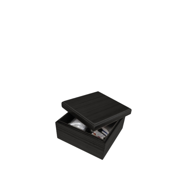 Coffret Star in legno nero - 10pz | Amonn