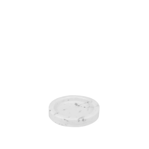    Ablage Marmor aus weißem Marmor von Carrara - Ø10cm  