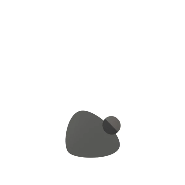 ESC11NG.jpg Sottobicchiere curve in ecopelle nero/grigio - 30pz | Amonn