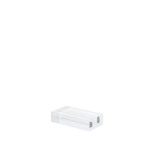    Base per segnatavolo in plexiglass trasparente, 8x4xh2cm - 10pz | Amonn  
