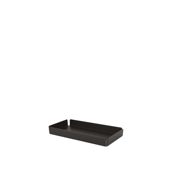    Porta tazze in alluminio nero - 30x15xh3,5cm | Amonn  