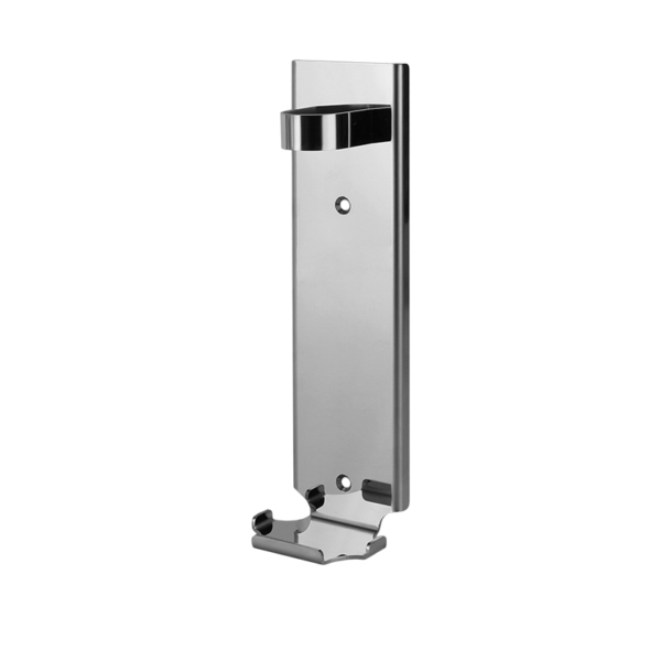 Ring single wall bracket in polished stainless steel for Square 500ml dispenser | Amonn