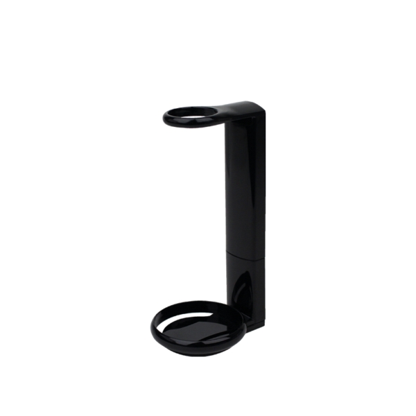 Key single wall bracket in black plastic for Maxi Stick 300ml dispenser | Amonn