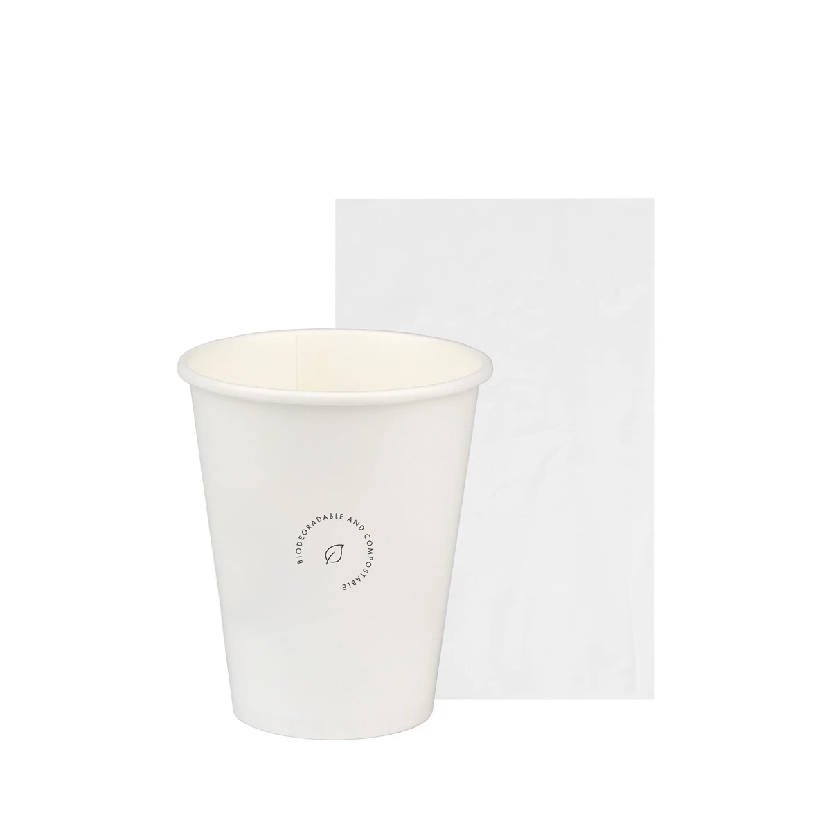    Bicchiere in cartoncino biodegradabile e compostabile, imbustato, 275ml - 800pz | Amonn  