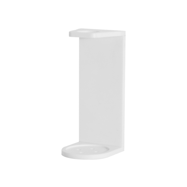Pure single wall bracket in white corian for Maxi Stick 500ml dispenser | Amonn