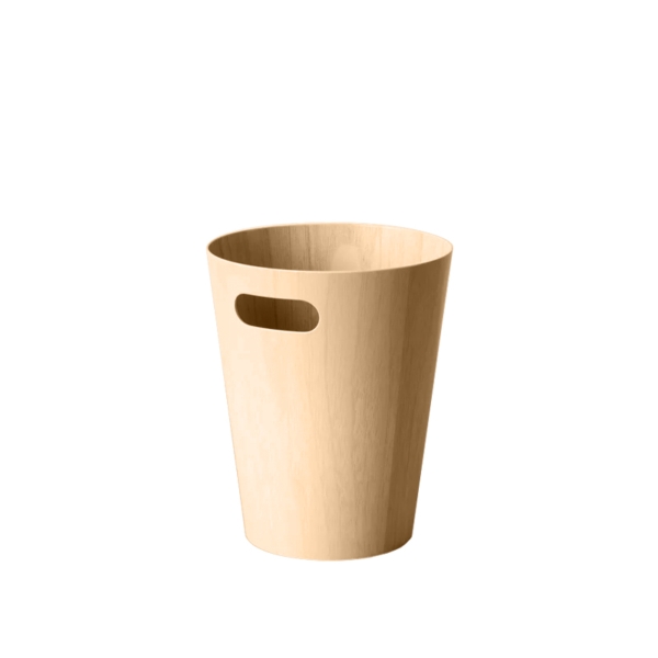 Bin in natural wood - 9L | Amonn