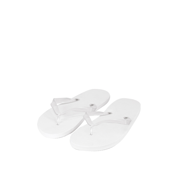 Calm flip-flops in white rubber, women's size - 50pcs | Amonn