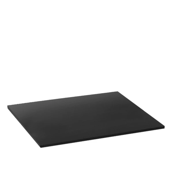 E30505G.jpg Linear 0.5 tray in black satin-finished plexiglass - 30x20x0,5cm