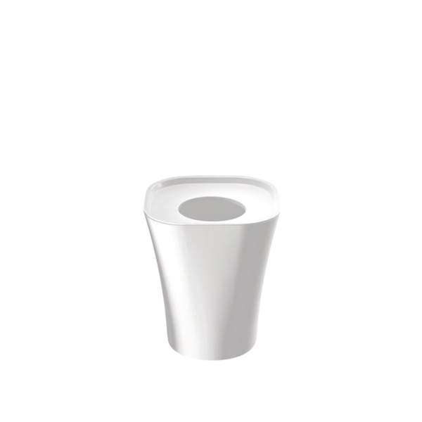 Bin in white polypropylene - 6L | Trash