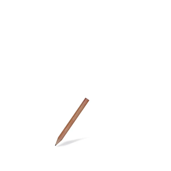 606633C.jpg Natural wooden round pencil, natural outside, 9cm - 100pcs | Amonn