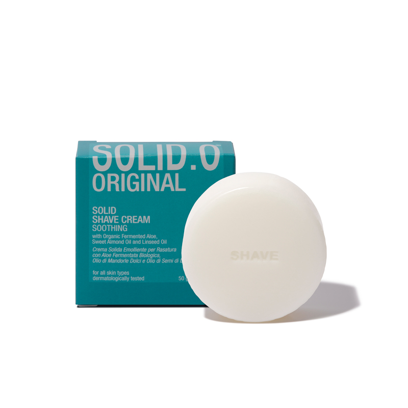 

Solid.O Crema per la rasatura solida, Uomo - 50gr/90pz


