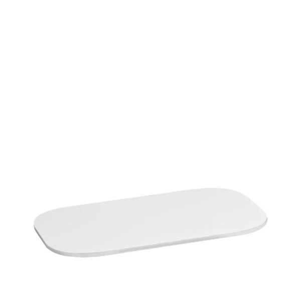    Vassoio espositore Modern Look in plexiglass bianco - 25x14x0,5cm  