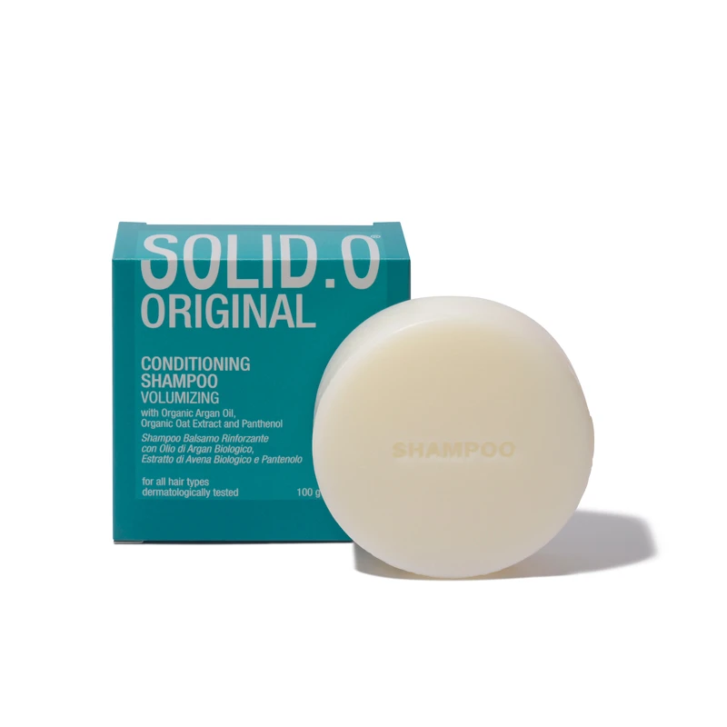 

Solid.O Festes shampoo-spülung, Mann - 100gr/84Stk


