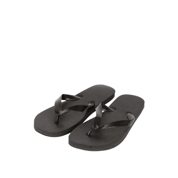 6815UNO.jpg Flip-Flop Mild aus weichem und schwarzem Gummi, Unisex-Größe - 50Stk | Amonn