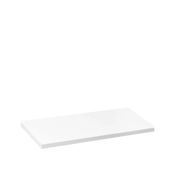    Vassoio espositore Linear 1.0 in plexiglass bianco satinato - 25x14x1cm  