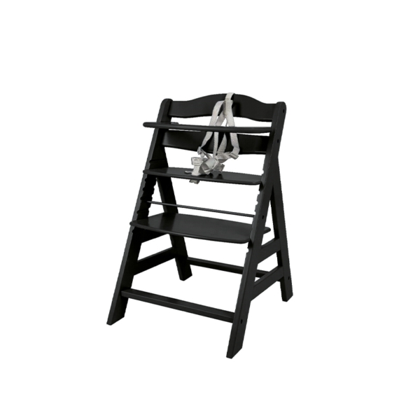 Black wooden high chair | Amonn